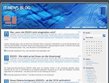 Tablet Screenshot of it-news-blog.com